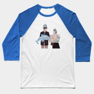 Dolphin Date Baseball T-Shirt